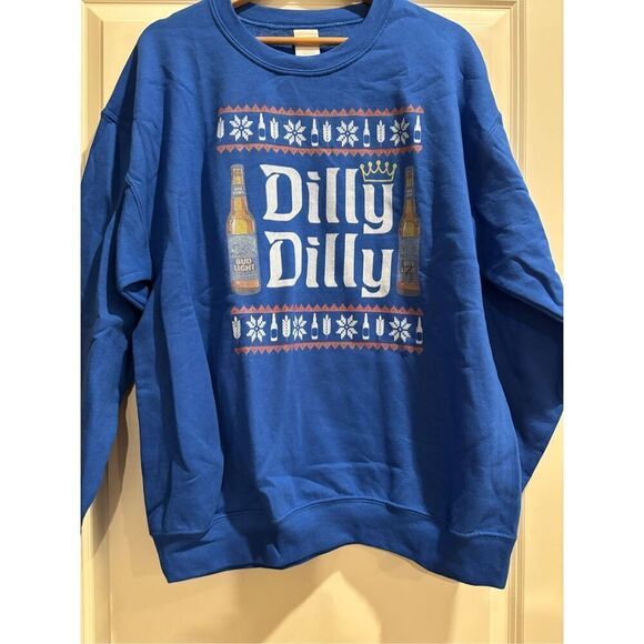 Dilly Dilly Bud Light Sweatshirt size Large - Picture 1 of 2